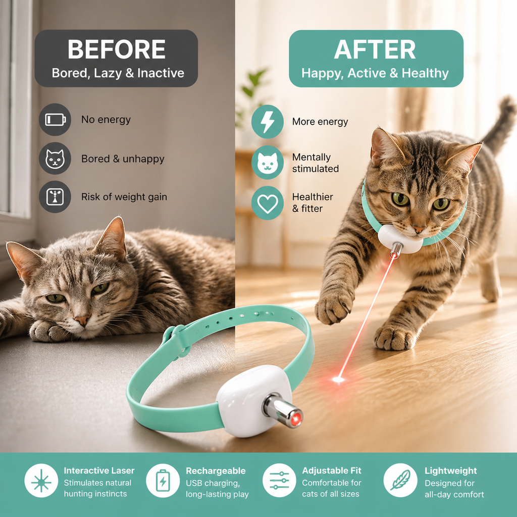PawJoy Smart Laser Collar™