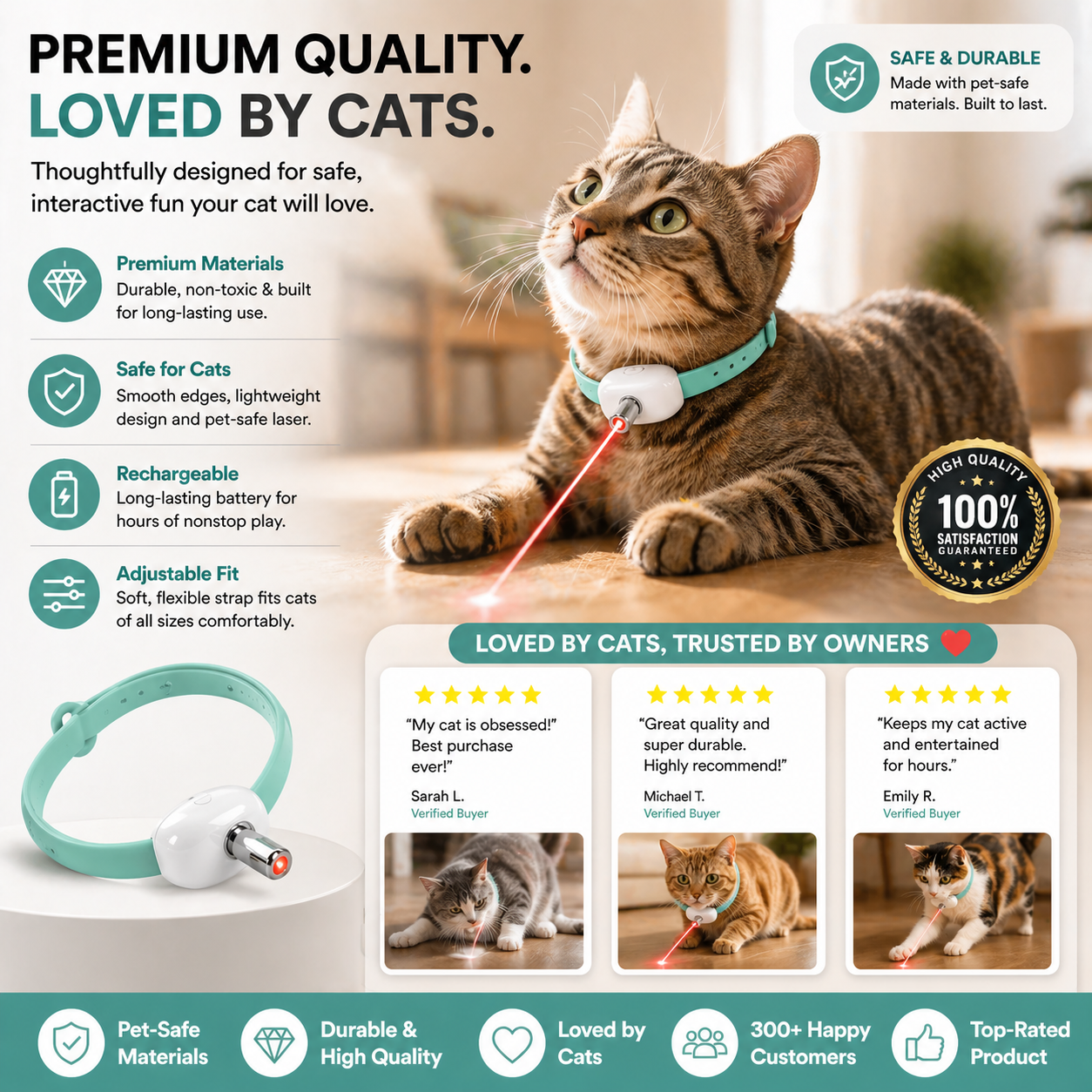 PawJoy Smart Laser Collar™
