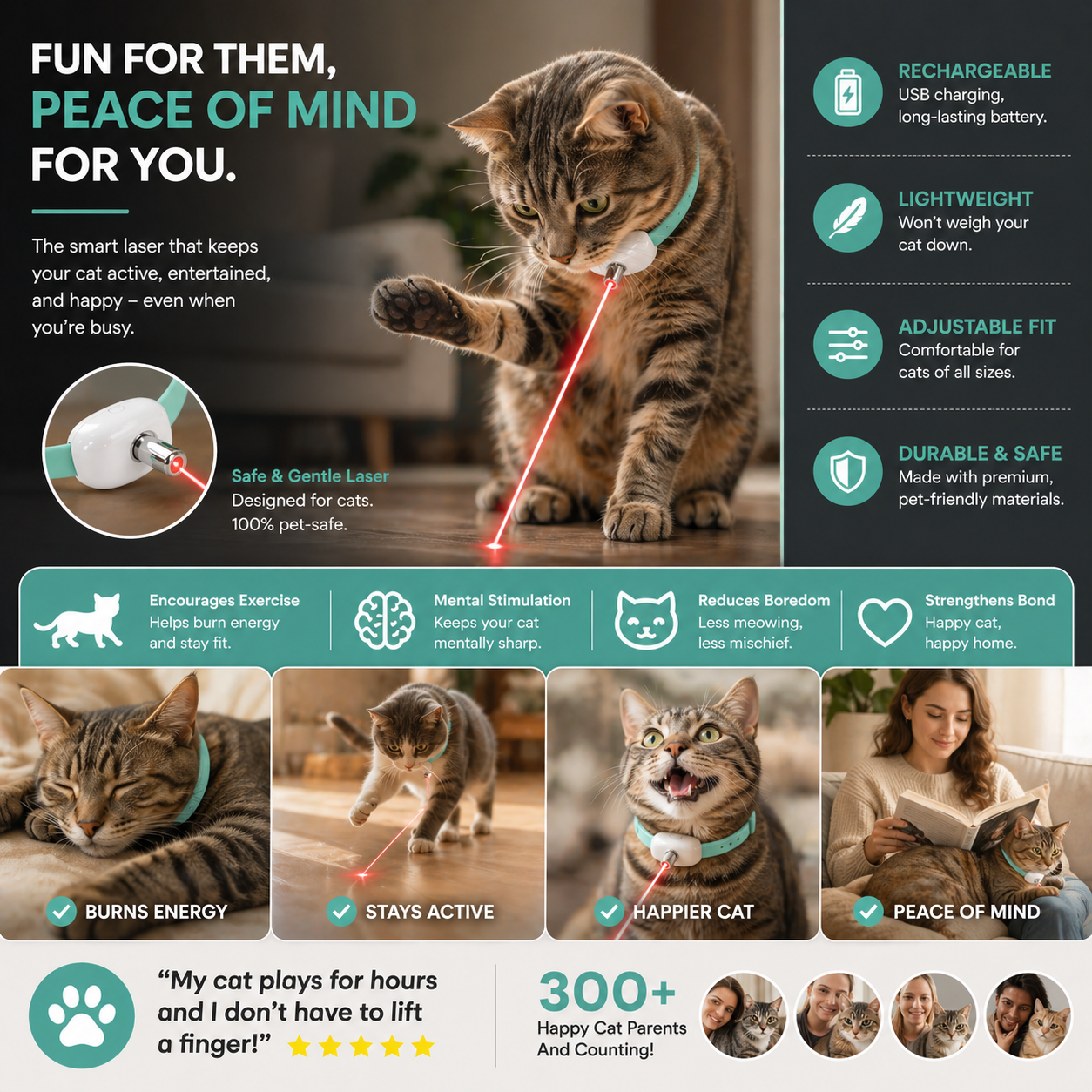 PawJoy Smart Laser Collar™