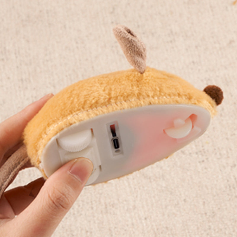 Interactive Cat Toys Mouse for Indoor Cats Rechargeable LED Cat Mouse Toy Feather Bell Tail Lifelike Electric Automatic Moving Mouse Cat Toy for All Breeds Cat Boredom Exercise